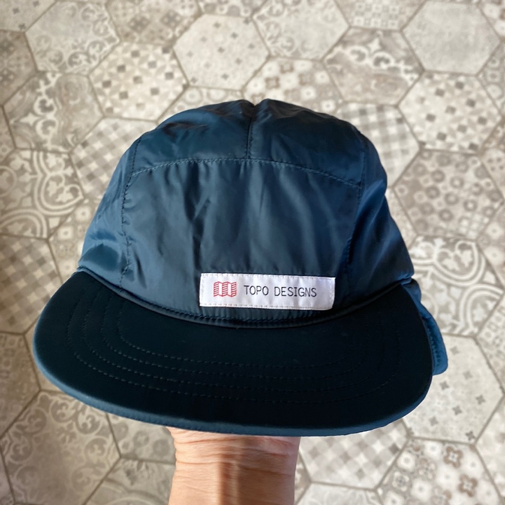 NWT Topo Designs Puffer Cap